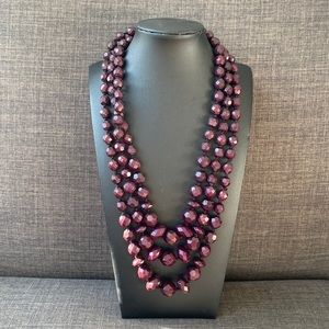 Purple necklace